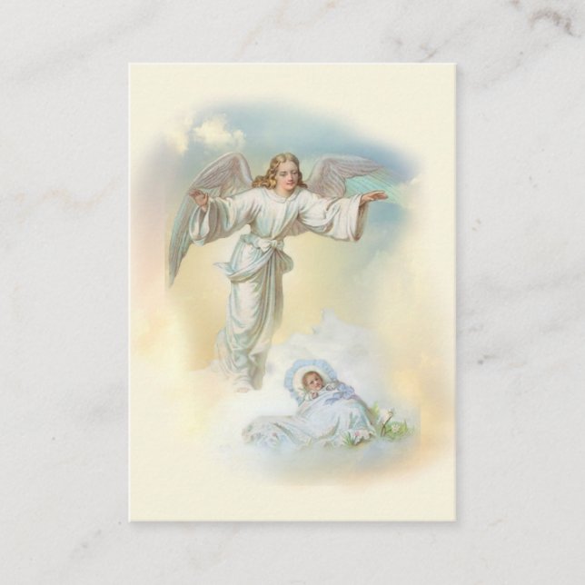 Prayer to My Guardian Angel Holy Card (Front)