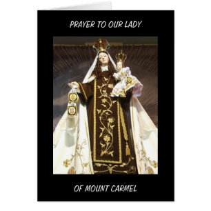 PRAYER TO OUR LADY OF MOUNT CARMEL