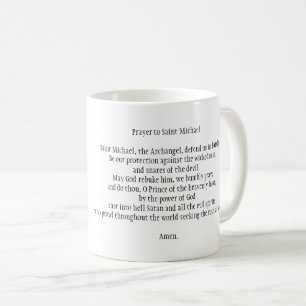 Prayer to Saint Michael Mug
