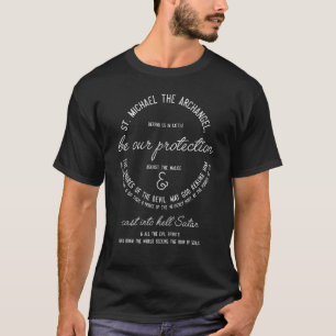 Prayer to St Michael Archangel Catholic Gift T-Shirt