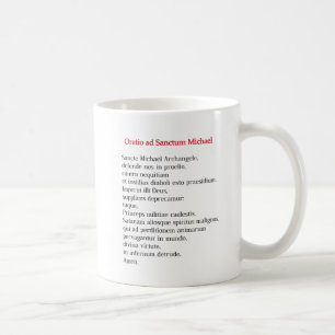 Prayer to St. Michael "In the Latin" Coffee Mug