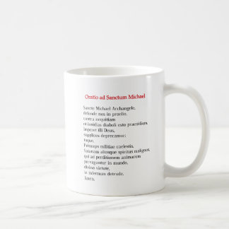 Prayer to St. Michael "In the Latin" Coffee Mug