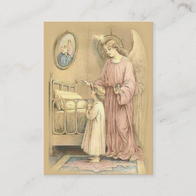 Prayer to Your Guardian Angel Holy Card (Front)