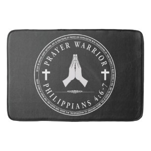 Prayer Warrior   Bath Mat