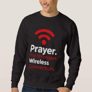 Prayer Warrior Catholic Religious Christian Christ Sweatshirt