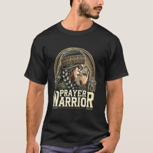 Prayer Warrior Catholic Religious Christian Christ T-Shirt