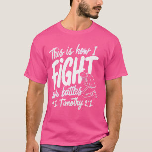 Prayer Warrior Catholic Religious Christian Christ T-Shirt