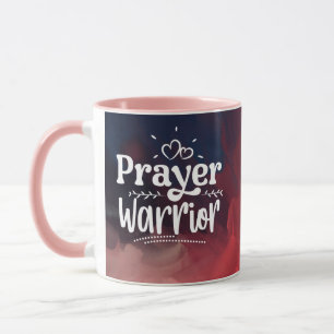 PRAYER WARRIOR Inspirational Christian Quote  Mug