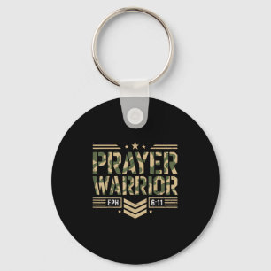 Prayer Warrior Jesus Christian Men Armour Of God S Key Ring