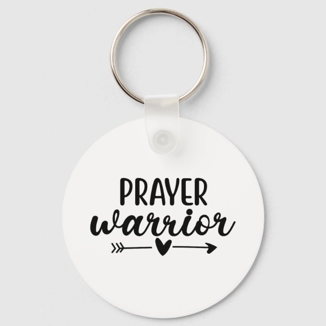 Prayer Warrior  Key Ring (Front)