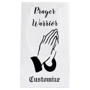 Prayer Warrior Praying Thunder_Cove Small Gift Bag