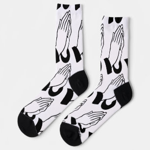 Prayer Warrior Praying Thunder_Cove Socks