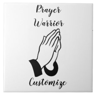 Prayer Warrior Praying Thunder_Cove Tile