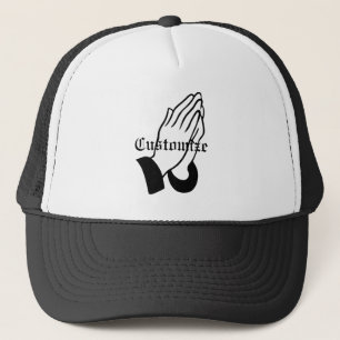 Prayer Warrior Praying Thunder_Cove Trucker Hat