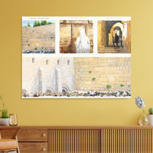 "Prayer" Western Wall KOTEL Jerusalem Old City Canvas Print