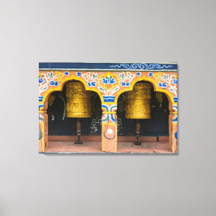 Prayer Wheels Canvas Print