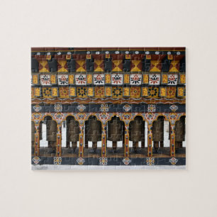 Prayer Wheels in a small public square Jigsaw Puzzle