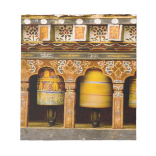 Prayer Wheels, Mani Wheel at Trongsa Dzong, Notepad