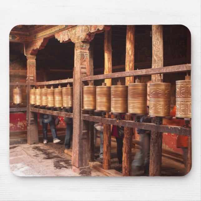 Prayer Wheels Tibet Mousepad (Front)