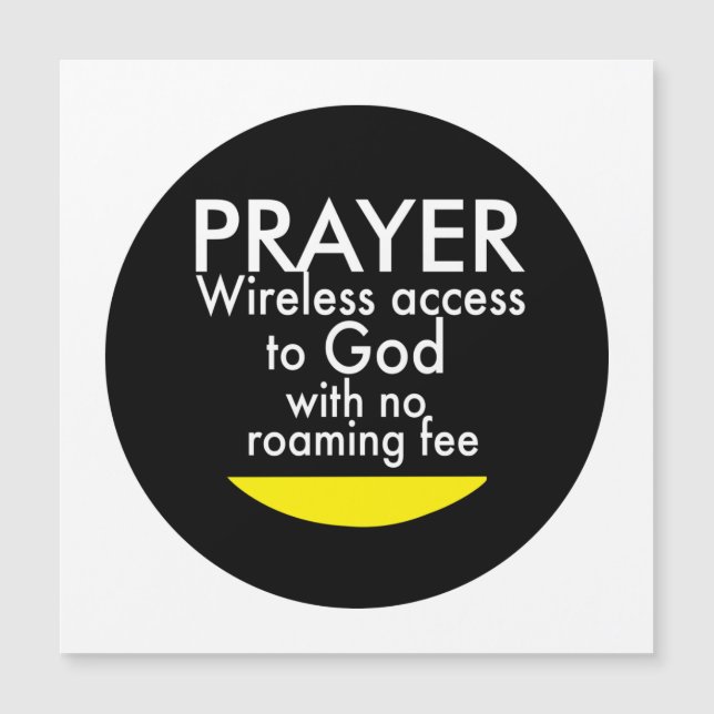 Prayer - Wireless  Card (Front)