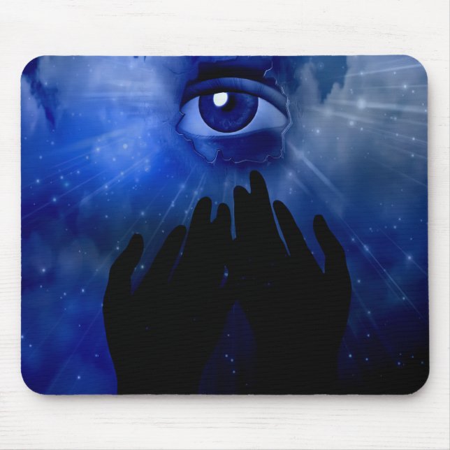 Prayerful Hands Mouse Mat (Front)