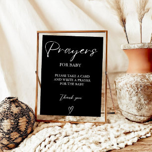 Prayers for Baby Well Wishes for Baby shower Sign