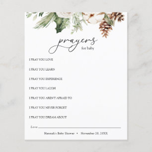 Prayers for Baby Winter Greenery