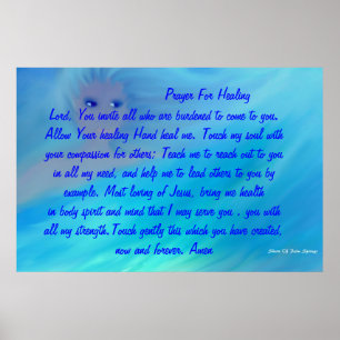PRAYERS FOR HEALING BEAUTIFUL POST POSTER