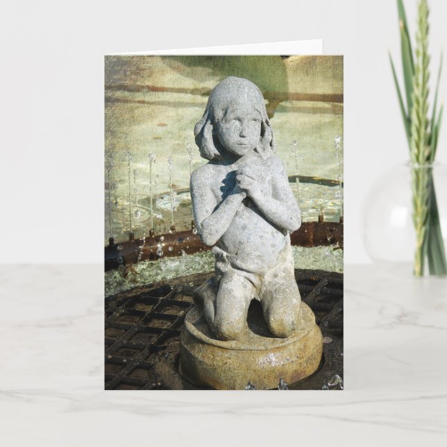 Prayers for the Children at Mercy Fountain Detail Card (Front)