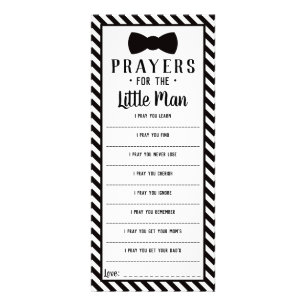 Prayers for the Little Man, Black Rack Card