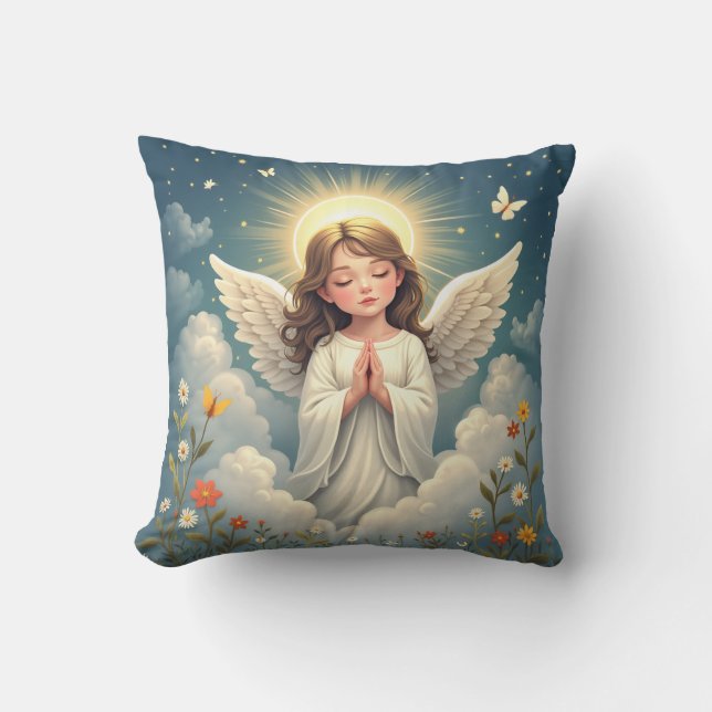  praying angel cushion (Front)