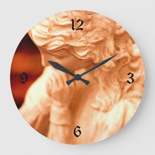 Praying Angel Large Clock (Front)