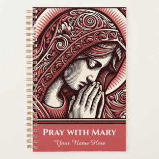 Praying Blessed Virgin Mary | Customisable Planner