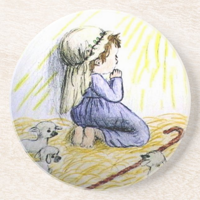 praying child coaster (Front)