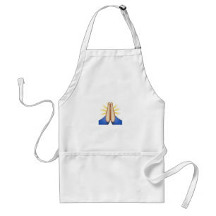 praying emoji standard apron