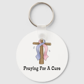 Praying For A Cure Key Ring