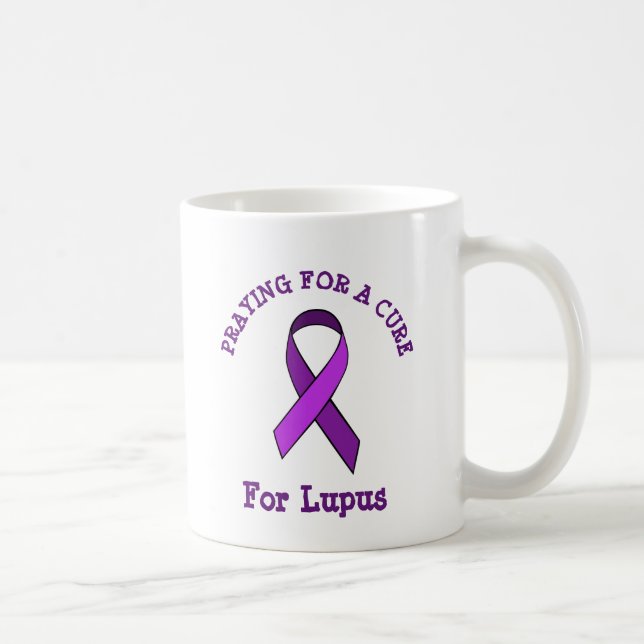Praying for a Cure Lupus Mug (Right)