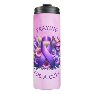 Praying for a Cure    Pancreatic Cancer Thermal Tumbler