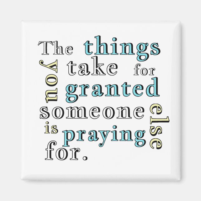 Praying For Magnet (Front)