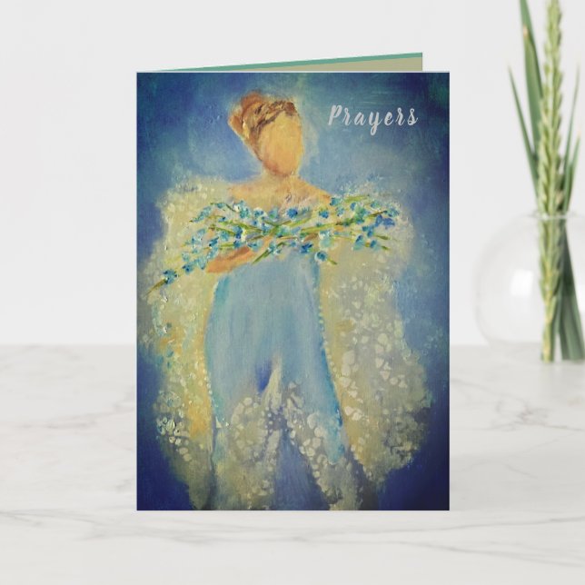 Praying for you angel card (Front)