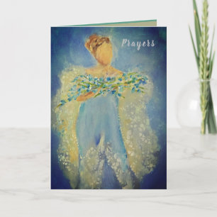 Praying for you angel card