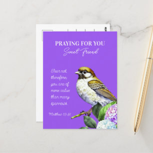 Praying For You Sweet Friend Postcard