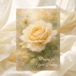 Praying for Your Healing Christian Sympathy Card