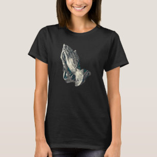 Praying Hands Amen Jesus 4 T-Shirt