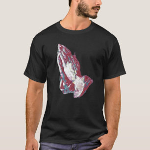 Praying Hands Amen Jesus Premium_2 T-Shirt