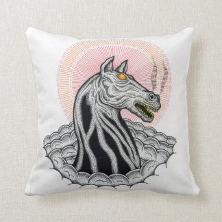 praying hands and horse cushion