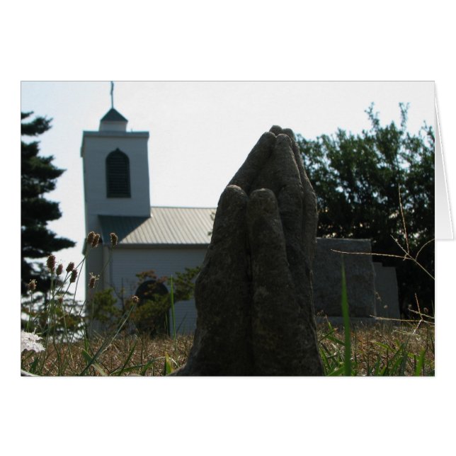 Praying Hands at Church (Front Horizontal)