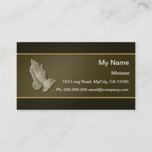 Praying Hands Business Card