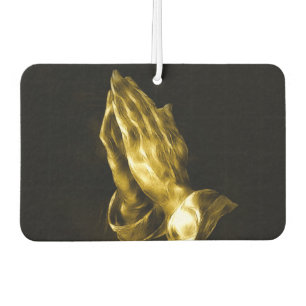 Praying hands car air freshener