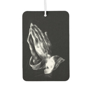 Praying hands car air freshener